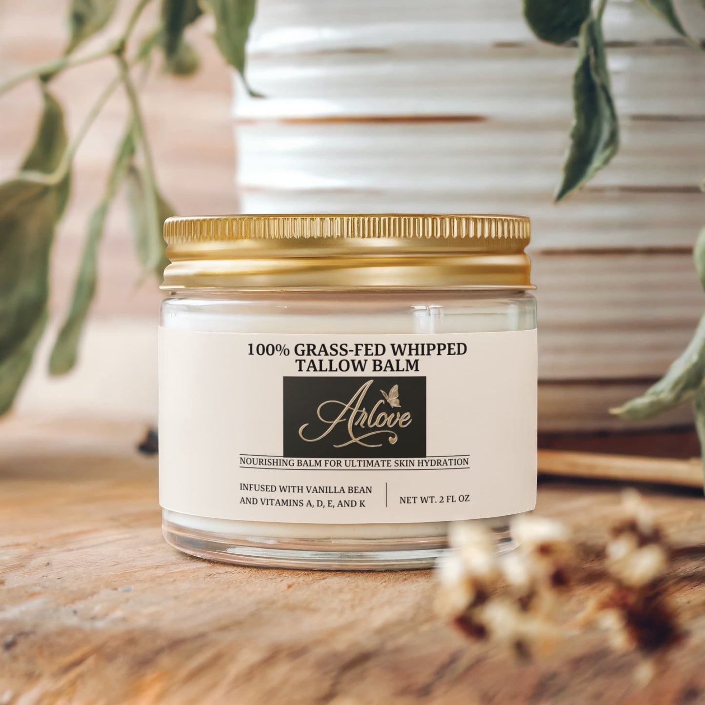 Tallow Glow – Rich Healing Balm for Dry & Sensitive Skin