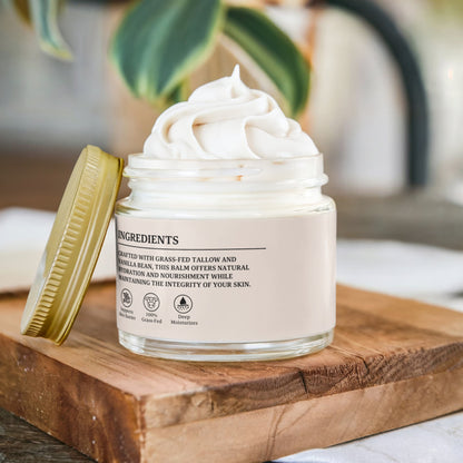 Tallow Glow – Rich Healing Balm for Dry & Sensitive Skin