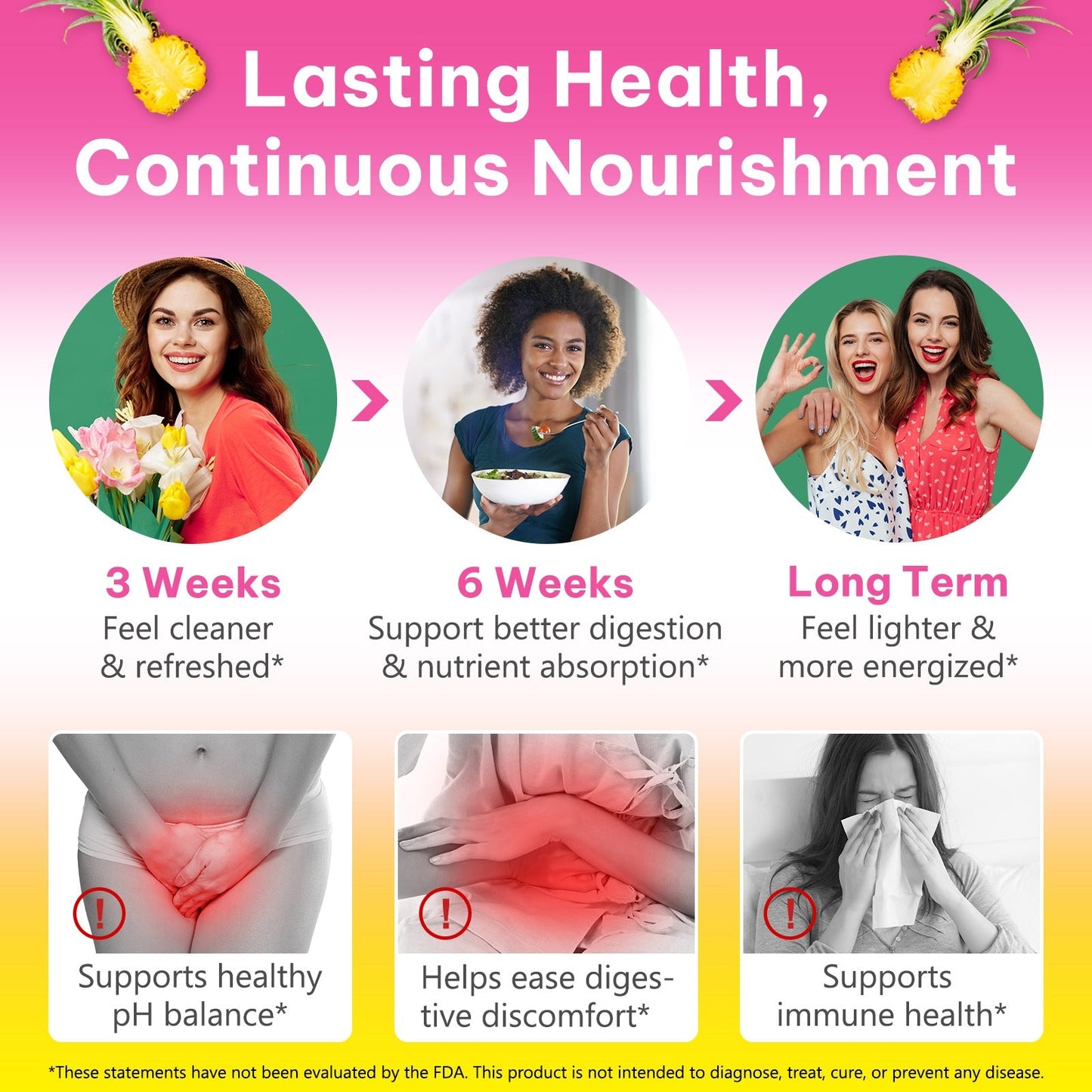 RESTORE Women's Probiotic Slippery Elm Gummies